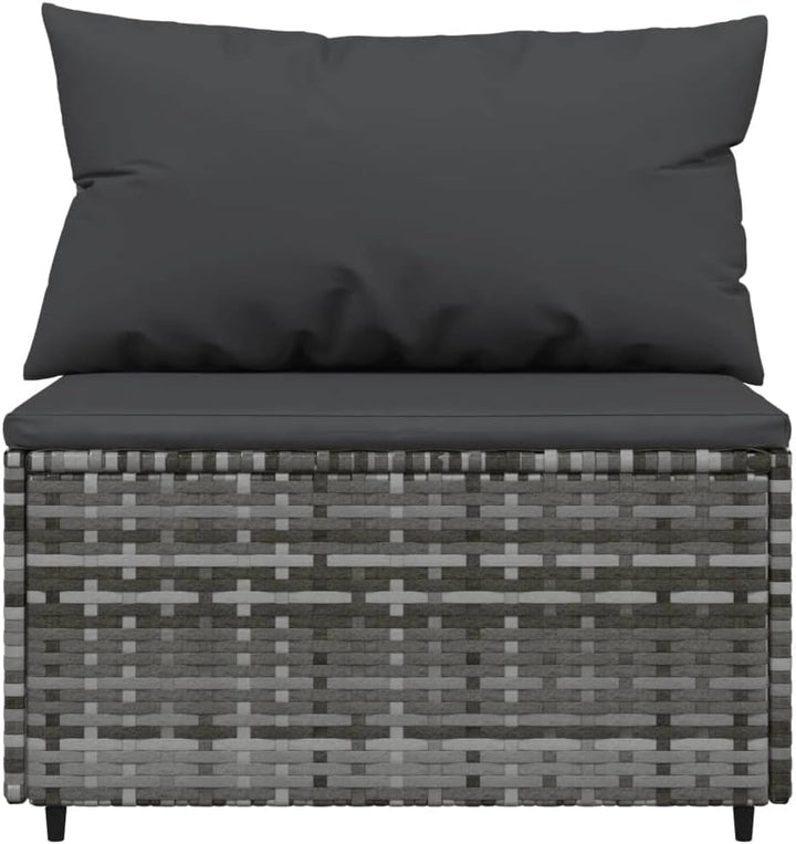vidaXL Garten Lounge Set 4-TLG., Gartenmöbel Set mit Kissen, Sitzgruppe für Garten Terrasse, Modular
