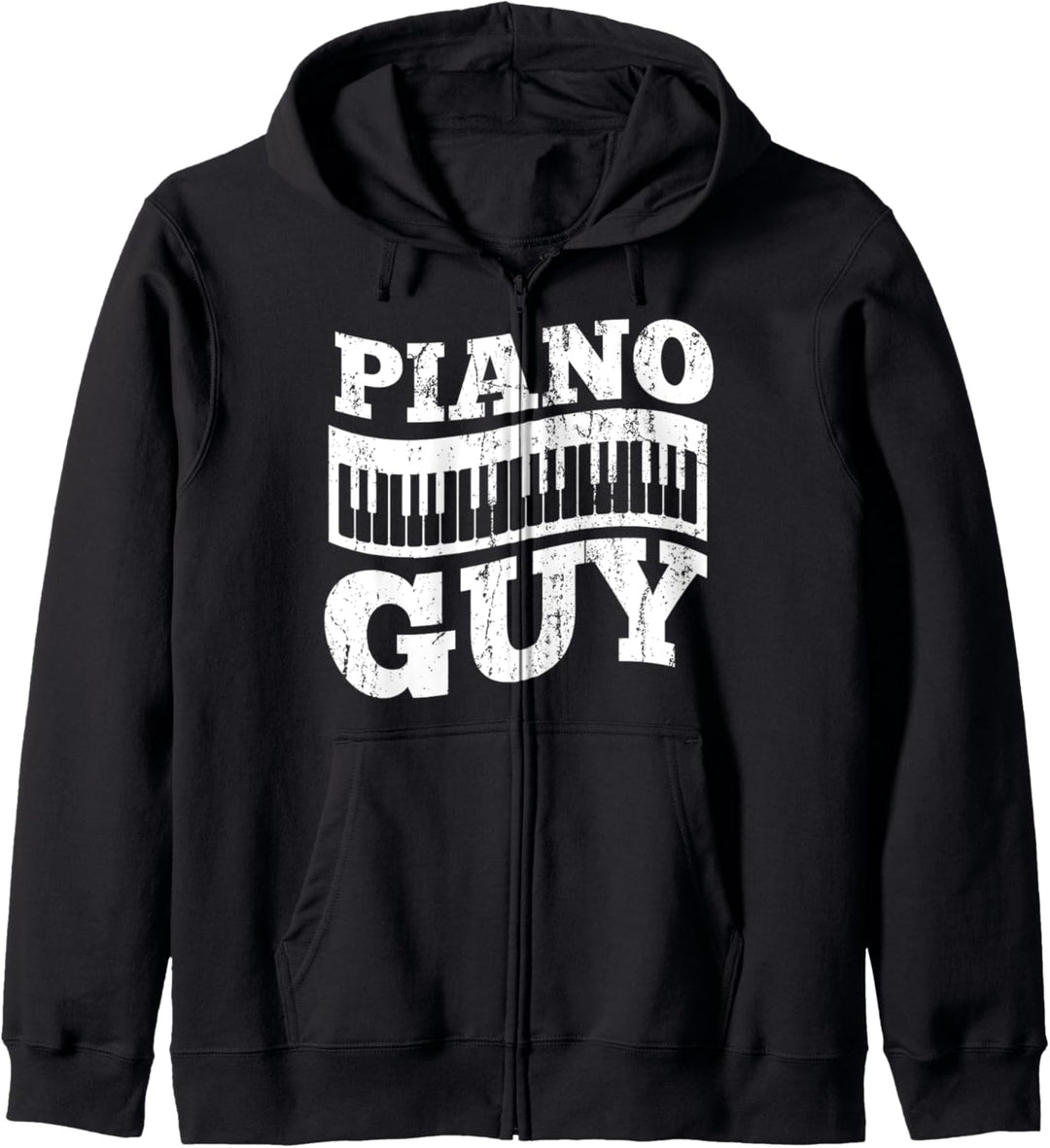 Fun Piano Guy Design, Pianist Piano Player Gift Idea Kapuzenjacke