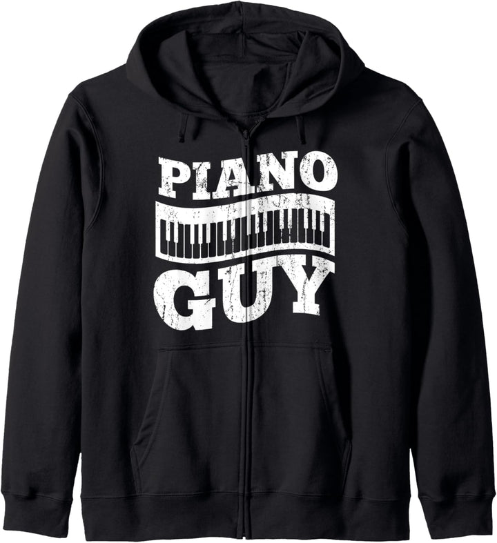 Fun Piano Guy Design, Pianist Piano Player Gift Idea Kapuzenjacke