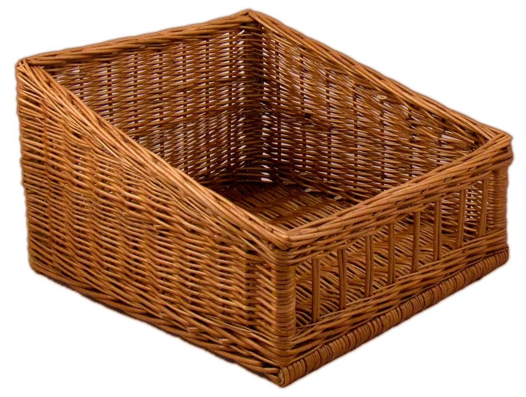 Backideen System­Regalkorb quadratisch, braun, T 45cm x B 45cm x Hv 16cm x Hh 27cm T 45cm x B 45cm B