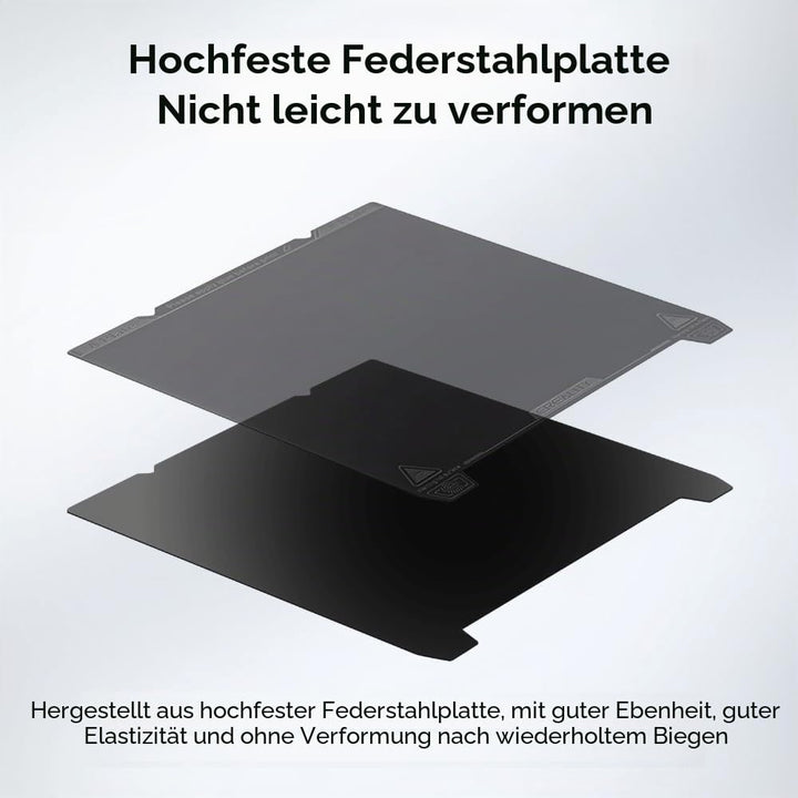 Creality Offizielles K1 Max Bauplatten-PEI-Bett-Kit 315 x 310 mm, glatt, abnehmbar, magnetisch, flex