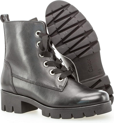 Gabor Damen Stiefeletten Braun 36 EU Schwarz, 36 EU Schwarz