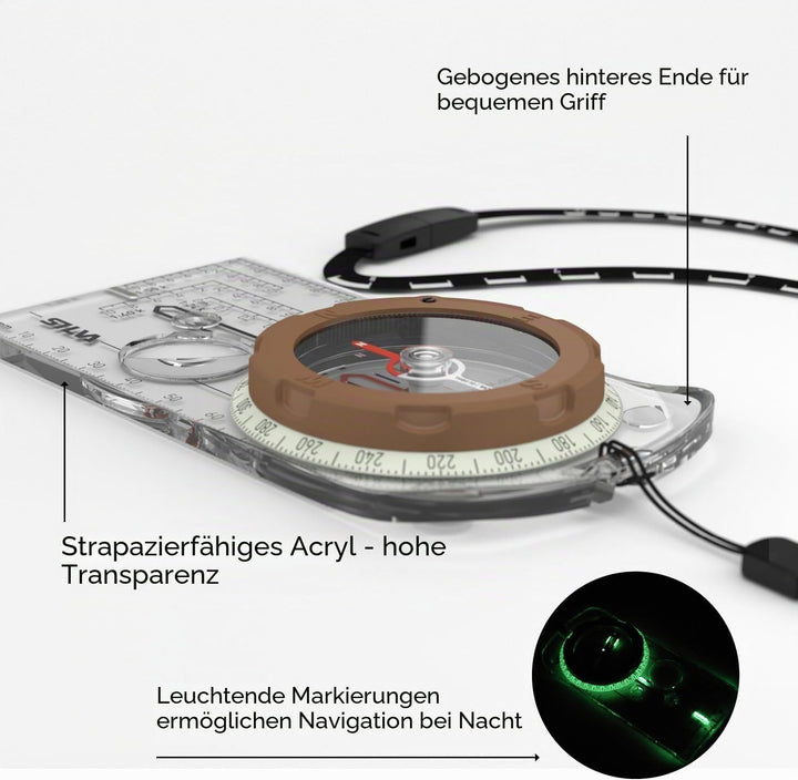 Silva Kompass Expedition Global - Kompass Schwarz M, Schwarz M