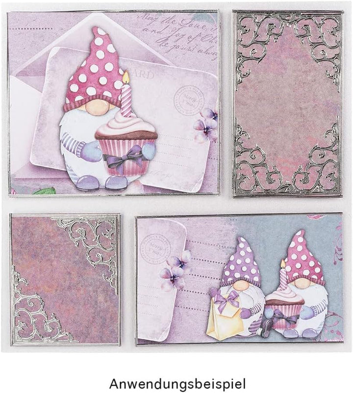 Ideen mit Herz Duo-Design-Papiere | Motiv beidseitig bedruckt | hochwertiges Dekor-Papier | Bastel-K