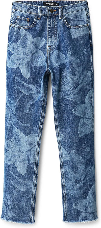 Desigual Damen Jeans 34 Blau, 34 Blau