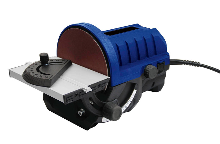 Westfalia Tellerschleifer 140 Watt - Gehrungswinkel - Schleifmaschine für Holz, Stahl, Metalle, Kuns