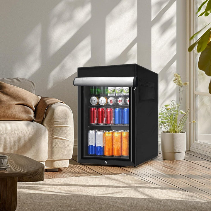 Upright Kühlschrank Abdeckung für Aussen, 210D Wasserdichter 100% Schutz, Outdoor Gefrierschrank Abd