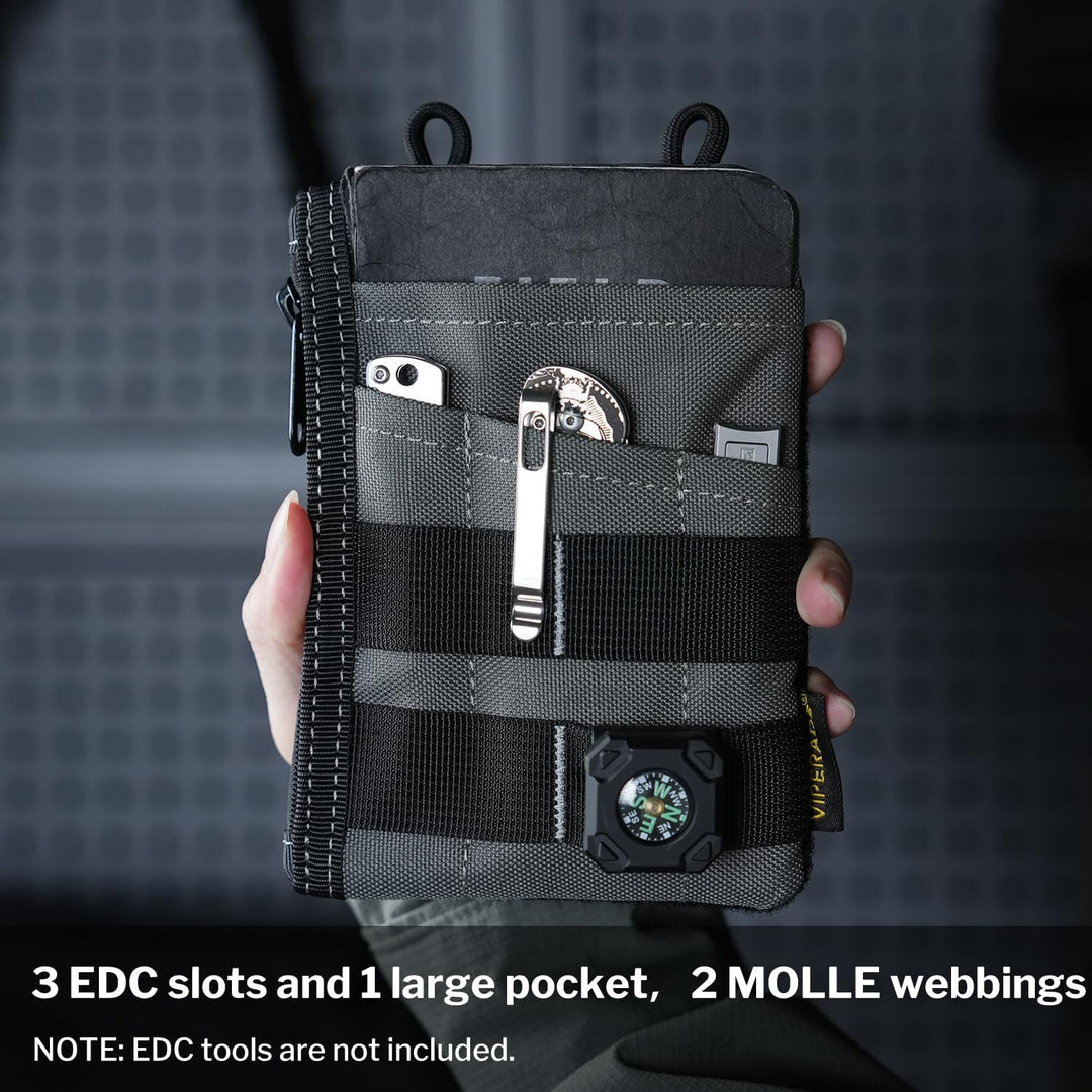 VIPERADE VE16 EDC Pouch Klein EDC Organizer Werkzeugtasche mit 7 Taschen,EDC Organizer Tasche für He