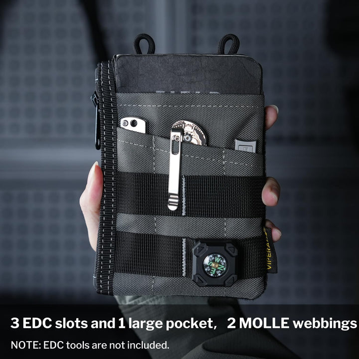 VIPERADE VE16 EDC Pouch Klein EDC Organizer Werkzeugtasche mit 7 Taschen,EDC Organizer Tasche für He