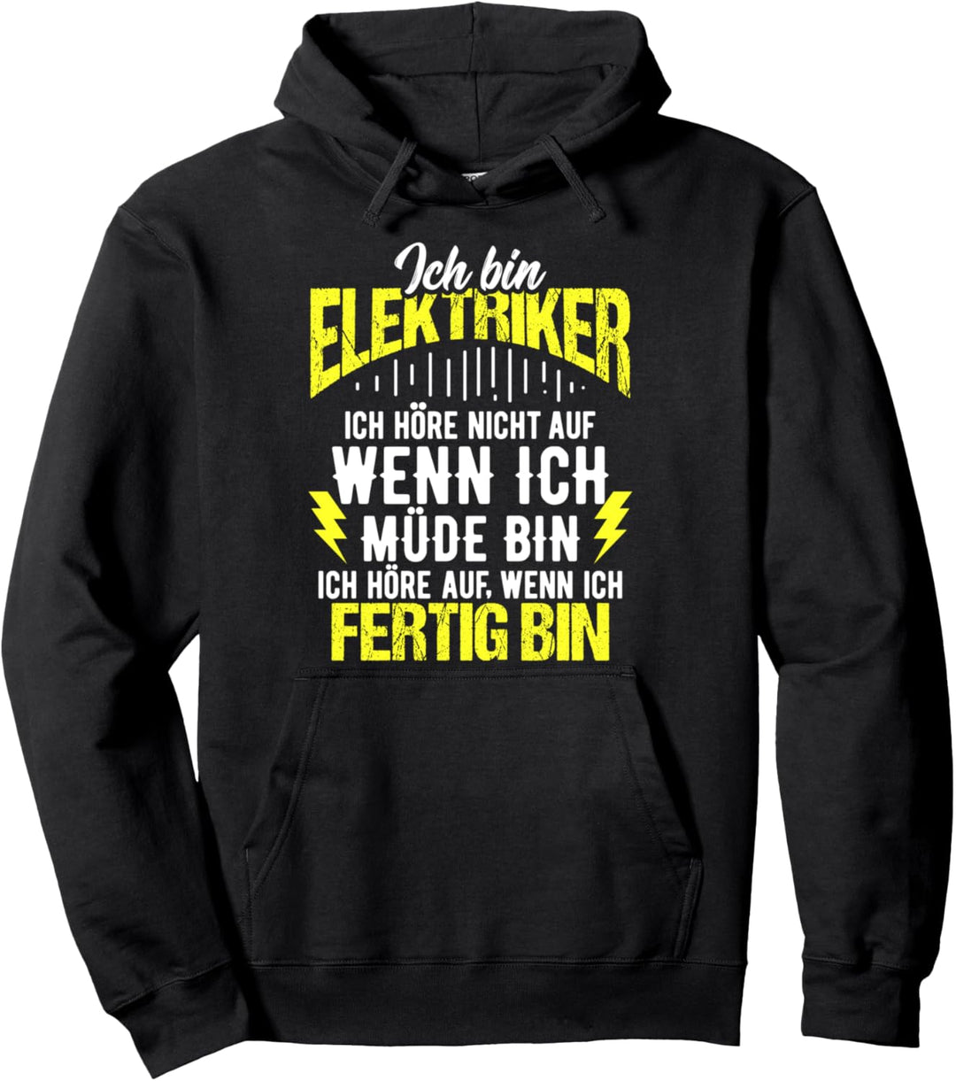 Elektriker (Meister), Elektroniker, Elektrizität Design I Pullover Hoodie