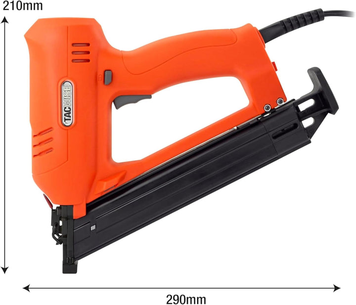 Tacwise 1704 Master Nailer 400ELS Pro, Elektrischer Abgewinkelter Stiftnagler mit 1000 Nägel, Verwen