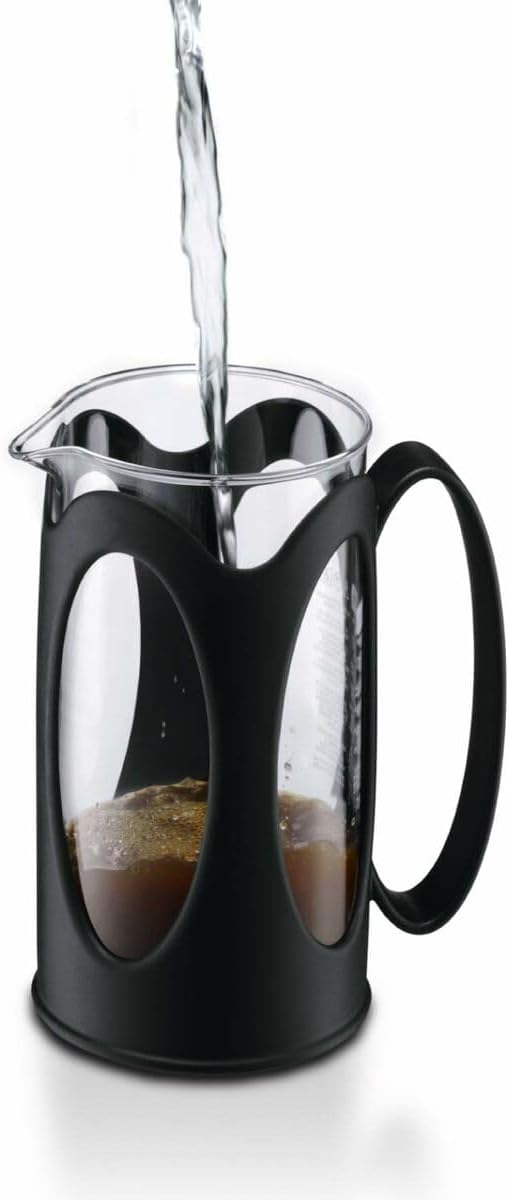 Bodum kenya Kaffeebereiter (French Press System, Permanent Edelstahl-Filter, 1,0 liters) schwarz 8 C