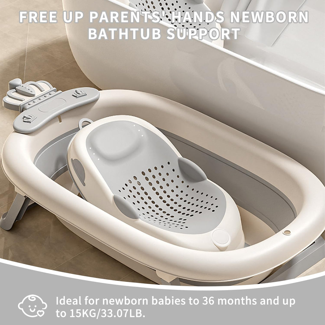 Babybadewannensitz: Ergonomisch Geformt für Babys im Alter Badewannensitz von 0-6 Monaten Weich Ruts