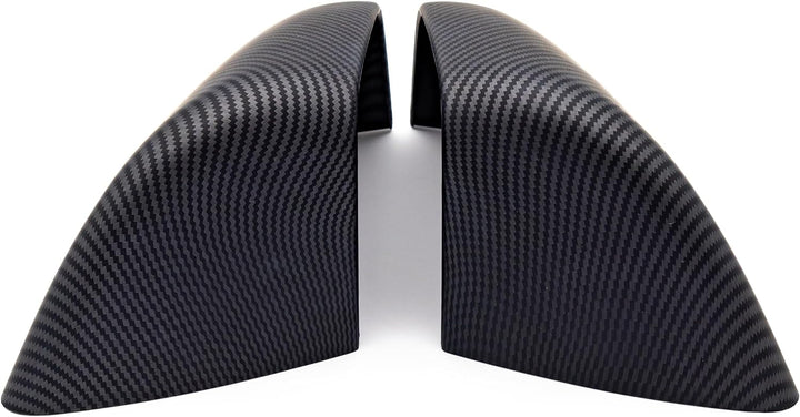 Tesvolution® Spiegelkappen Carbon-Optik für Tesla Model Y 2022-2023 Tuning Zubehör für Spiegel Abdec