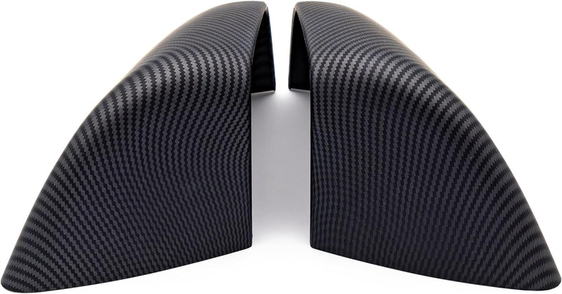 Tesvolution® Spiegelkappen Carbon-Optik für Tesla Model Y 2022-2023 Tuning Zubehör für Spiegel Abdec