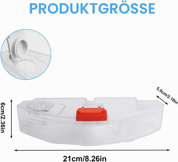 Ersatzteile Wassertank für S7 T7S T7S PLUS G10,Ersatzteil Zubehör(White) | Passender Staubsauger Was