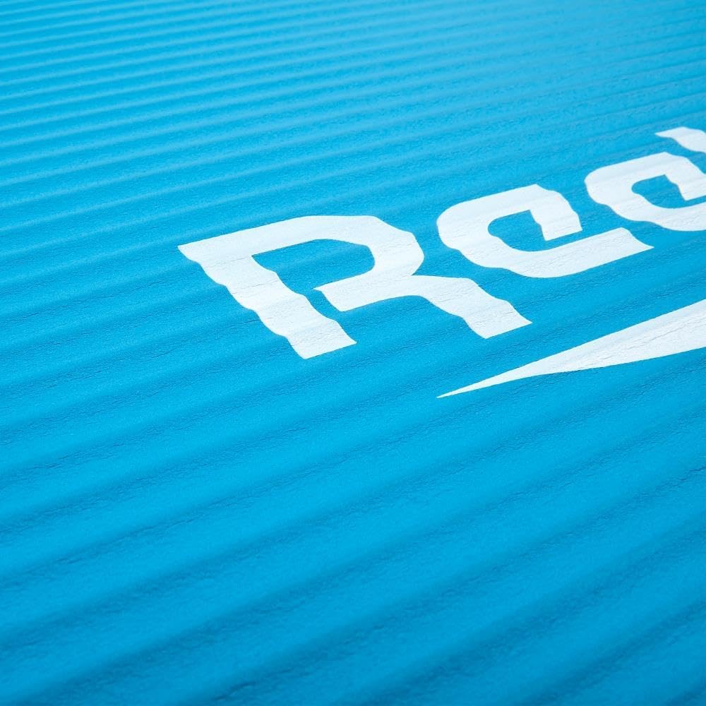 Reebok Trainingsmatte - Rutschfeste Gymnastikmatte aus natürlichem Gummi in 7mm, 10mm, 15mm und vers