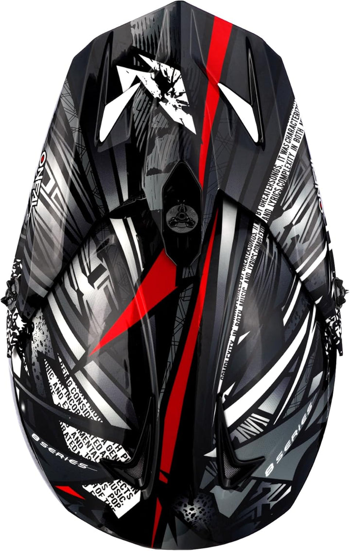 O'NEAL | Motocross-Helm | MX Enduro Motorrad | Innovative und leichte Fiberglas Aussenschale, Doppel