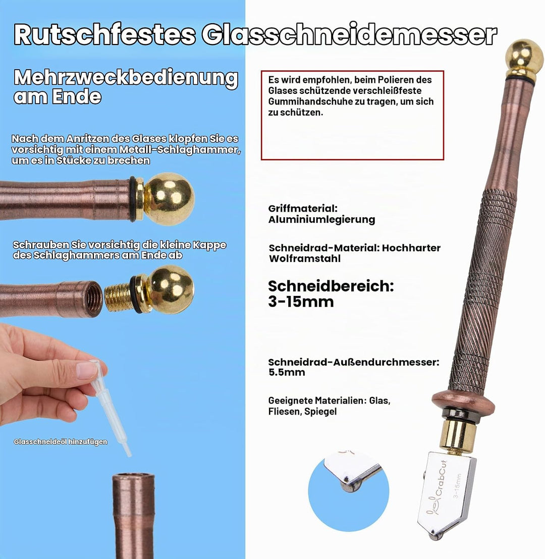 Mini-Buntglas-Schleifer, automatische Wasserfüllung, Anti-Staub, 220 V, 4200 U/min, bürstenlose Moto