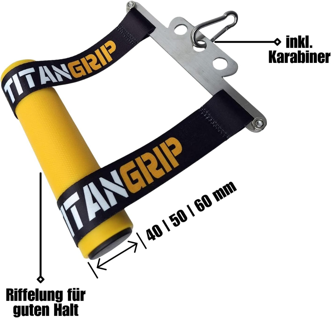Armwrestling Wrist Wrench – Hand-, Finger- & Unterarmtrainer – Griffkrafttrainer für Kabelzug, Loadi