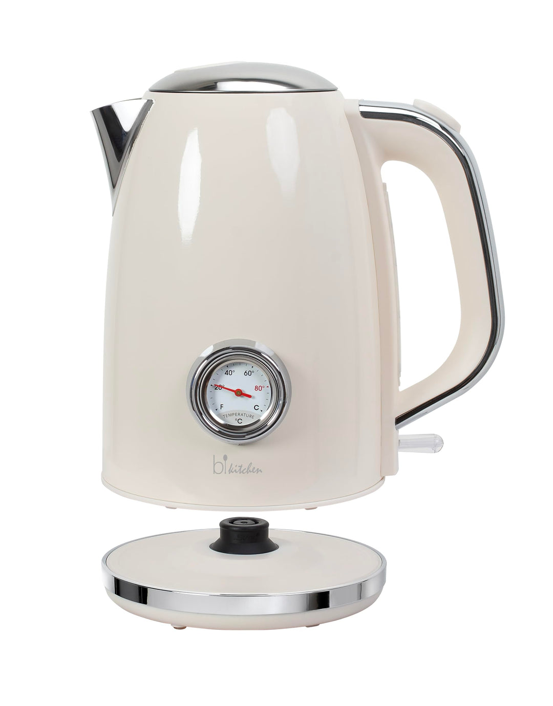 Wasserkocher Retro Style - Nostalgia 170, 1850-2200 Watt, 1,7 Liter, Edelstahlgehäuse, Wasserstandsa