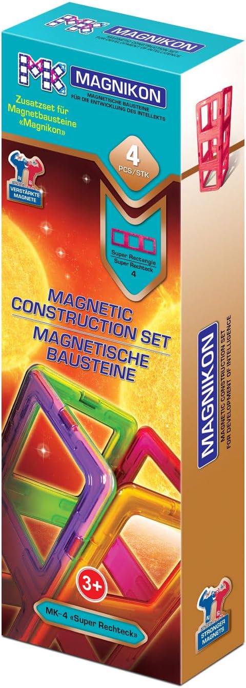 MAGNIKON Magnetische Bausteine Ersatzset | Magnetbausteine | Kinderspielzeug ab 3 Jahre | Geschenk F