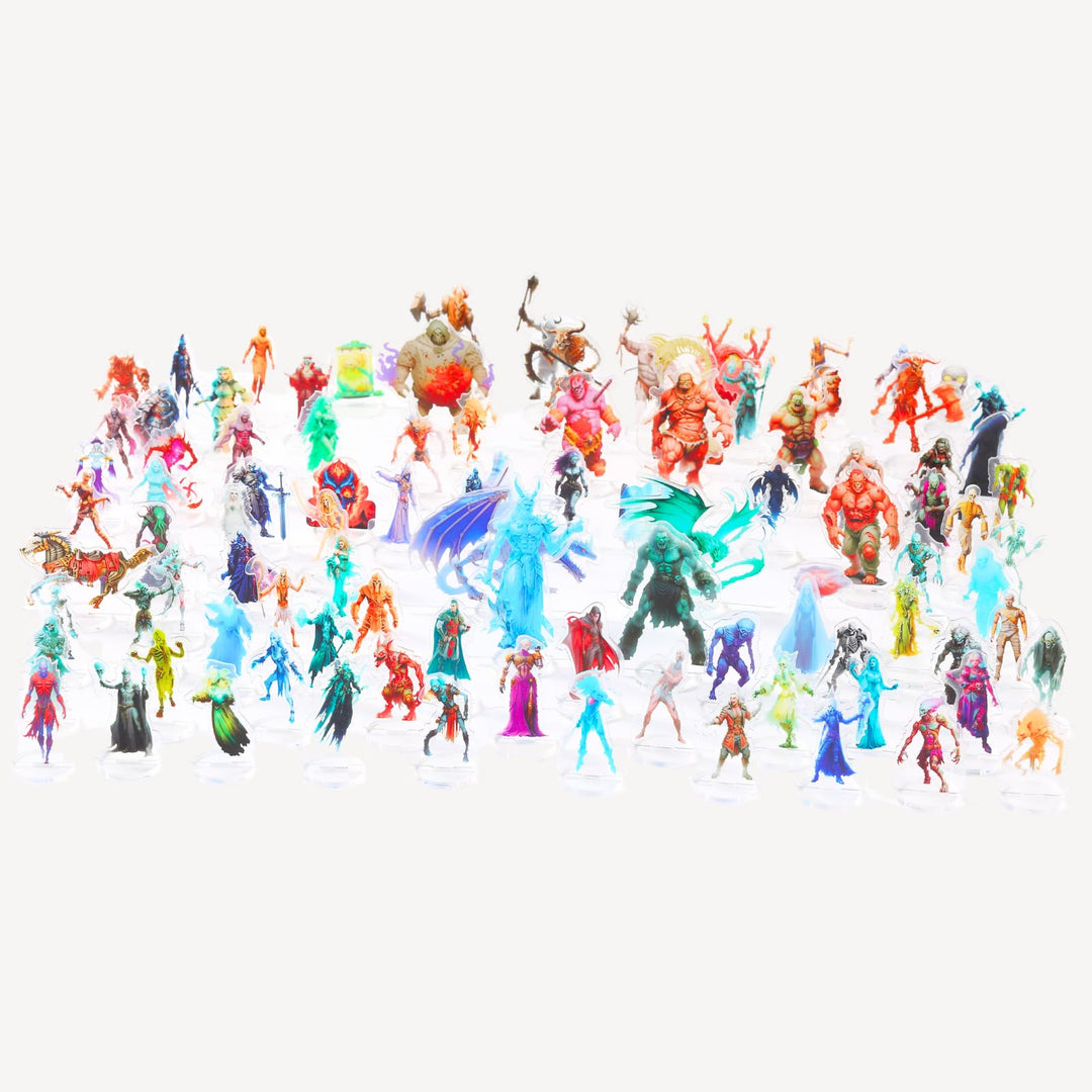 DND Miniatures Bulk Undead Theme Dungeons and Dragons Starter Set 2D Figuren D&D 5E Terrain Minis Ki