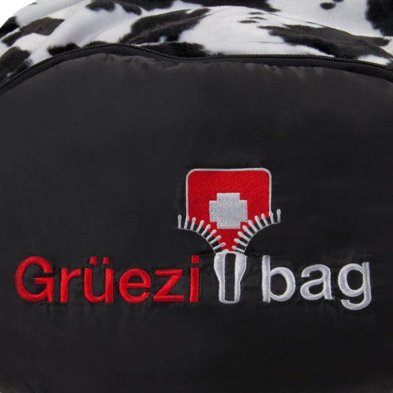 Grüezi+Bag Kinder Schlafsack Mitwachsend Grow Cow RV Rechts, Schwarz, 34 x 20 x 20 cm