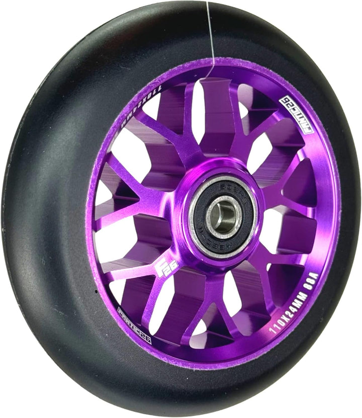 Fantic26 Spy7 Stunt Scooter Rolle I Trick I Tret I Kinder I Roller I Wheel I 110mm I ABEC-11 I Schne