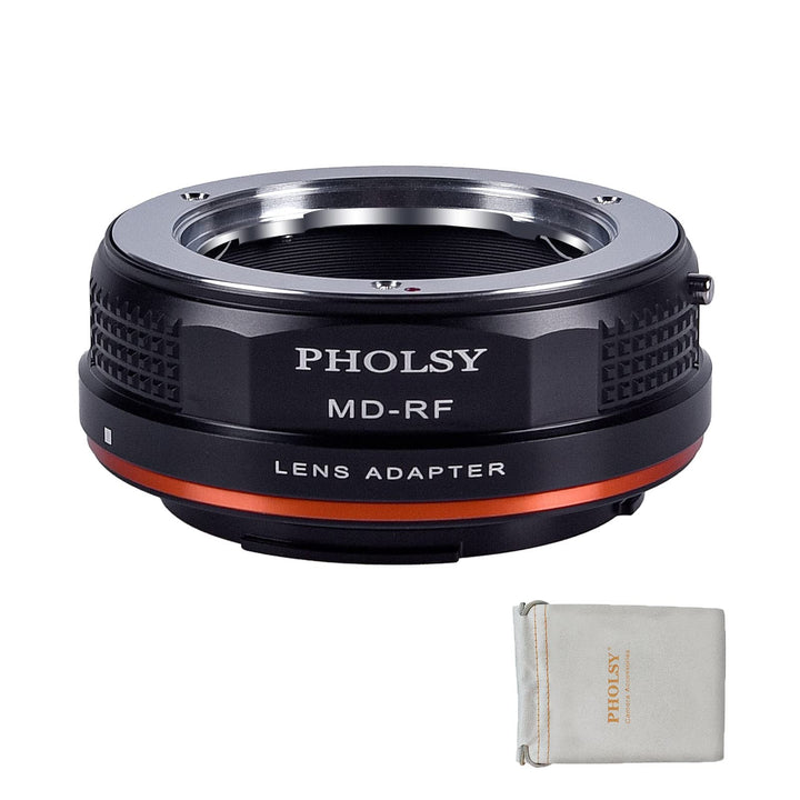 PHOLSY Objektivadapter Manueller Fokus Kompatibel mit Minolta Rokkor MD, MC, SR Mount Objektiv auf C
