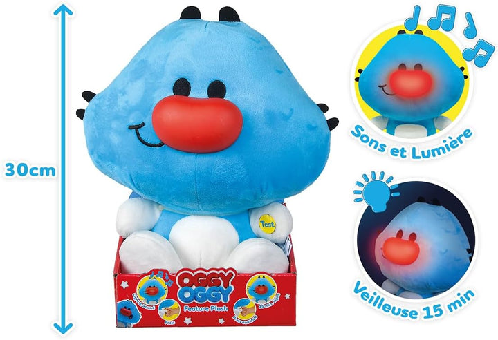 Simba 109356132 Oggy Funktionsplüsch, mit Licht und Sound, 30cm, Plüschfigur ab den ersten Lebensmon