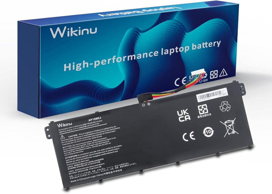Wikinu AP16M5J Laptop Akku für Acer Aspire 1 A114-31 A114-32 3 A314-31 A314-32 A314-41 A315-21 A315-