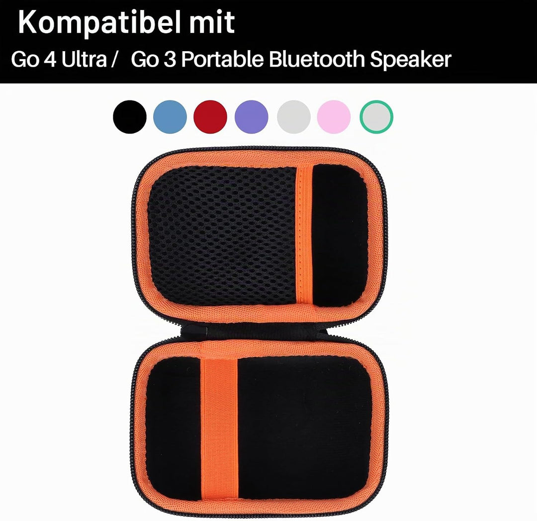 Lebakort Hart Reise Schutz Hülle Etui Tasche für JBL Go 4 / JBL GO 3 Tragbaren Bluetooth-Lautspreche