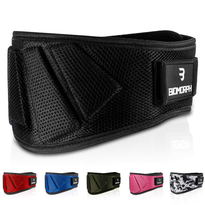 BIOMORPH Gewichthebergürtel für Krafttraining, Powerlifting, Bodybuilding, Crossfit für Damen und He