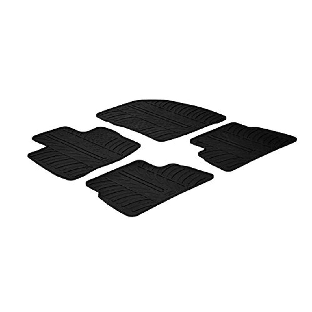 Gledring Satz Gummimatten kompatibel mit Honda Civic 5 türer 2006-2011 (T Profil 4-teilig + Montage-