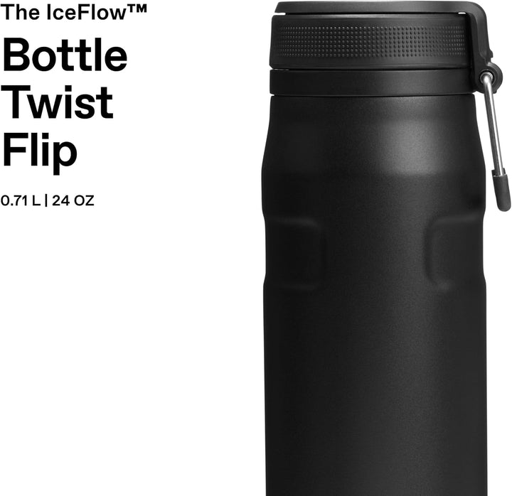 Stanley 1913 IceFlow Bottle Twist Flip 0.71L - Kühlt 17 Stunden - 4 Tage Eisgekühlt - Spülmaschinenf