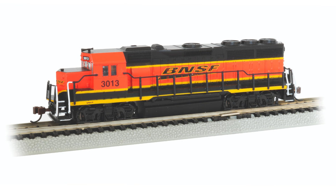 Bachmann Spur N - Diesellok GP40 BNSF Railway mit DCC + Sound, Orange, Kunststoff, Model Railroad Sc