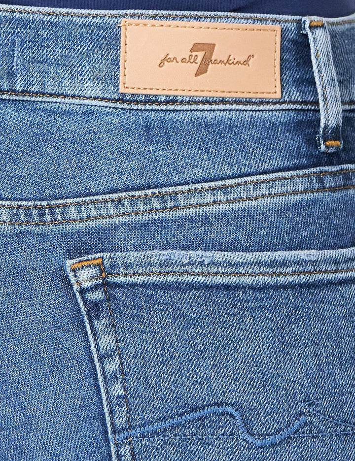 7 For All Mankind Damen Roxanne Ankle Luxe Vintage Jeans 23 Mid Blue, 23 Mid Blue
