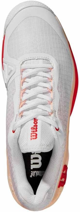 Wilson Rush Pro 4.0 Clay Damen Tennisschuhe WRS332700 38 EU White Peach, 38 EU White Peach