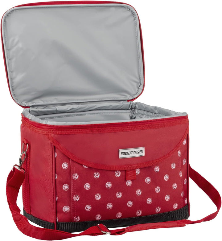 anndora Picknick Kühltasche 22 Liter - Kühltasche mit integriertem Becherhalter - inkl. 2 anndora Kü