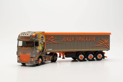 herpa 313827 (Mecklenburg-Vorpommern/Stavenhagen) DAF XF SSC Stöffelliner-Sattelzug „Joker Trucks“ M