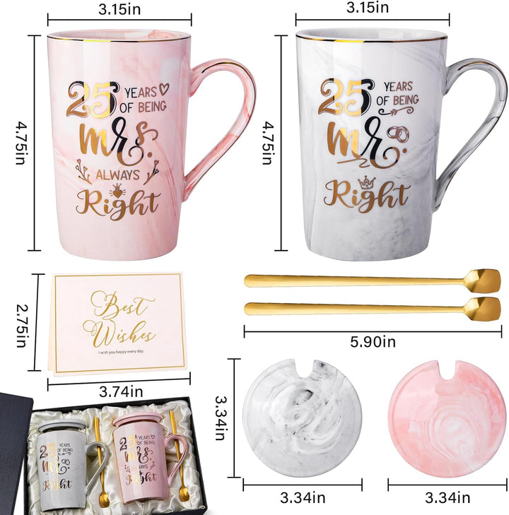 Silberhochzeit Geschenk, Geschenke zur Silberhochzeit, 25 Hochzeitstag Geschenke für Frauen Männer P
