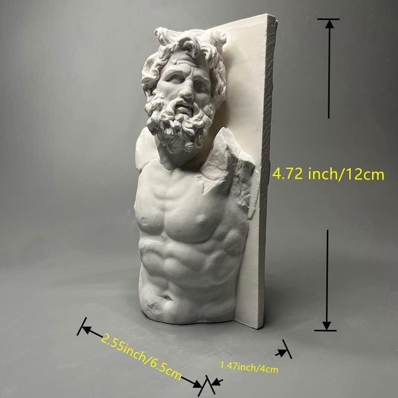 EASCHEER Griechische Büste Statue Skulptur 11,9 cm griechische Kunst Heimdekoration, Laocoon Kunstha