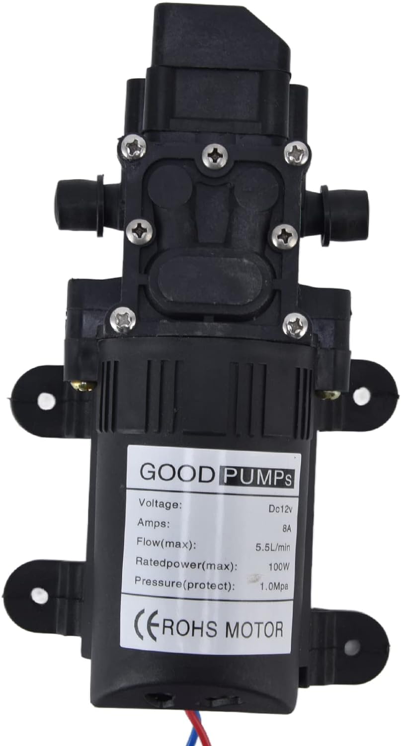 12 V Wasserbooster AC-Druckpumpe,Membranpumpe, selbstansaugende Upgrade-Pumpe, Wasser-Membranpumpe,