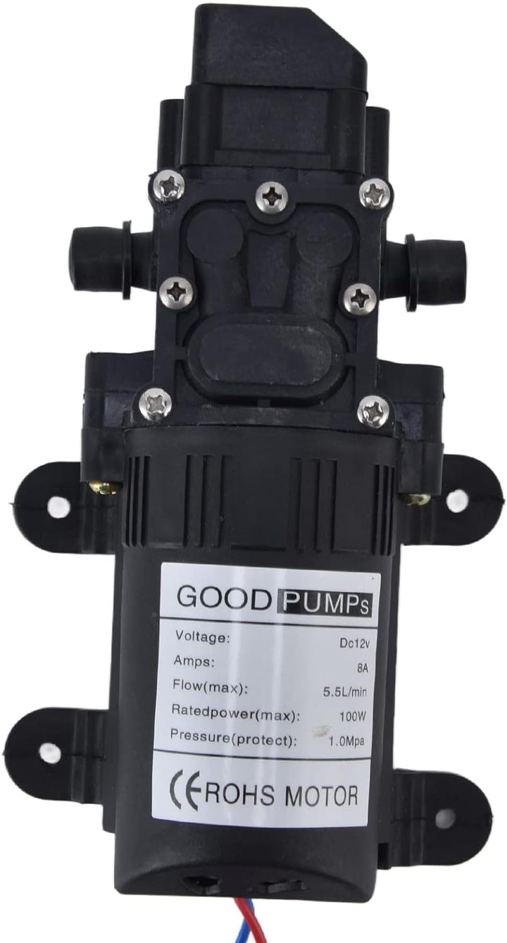 12 V Wasserbooster AC-Druckpumpe,Membranpumpe, selbstansaugende Upgrade-Pumpe, Wasser-Membranpumpe,