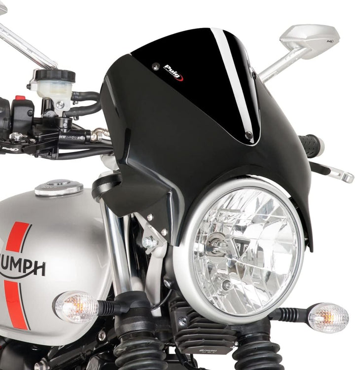 Windschild Puig Vision kompatibel für Ducati Monster 620/600 schwarz
