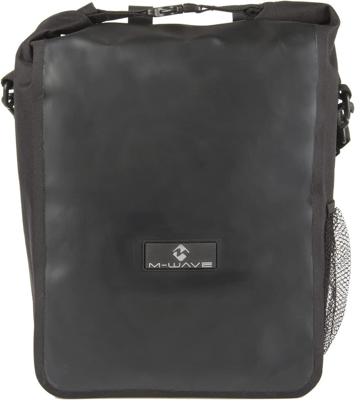 Fahrrad Gepäckträgertasche wasserdicht, 16 L, Clip-on-Halter, Schultergurt, Edmonton von M-Wave, Sch
