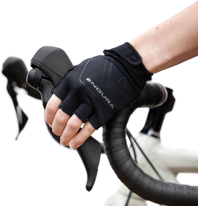 Endura Xtract Damen Fahrradhandschuhe II – atmungsaktiv, fingerlose Fahrradhandschuhe Schwarz S, Sch