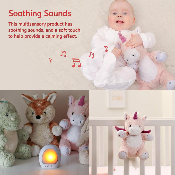 Cloud.b LoveLight™ Buddies - Lily das Einhorn | Beruhigende Klänge | Sprachaufnahme | Shake & Play |
