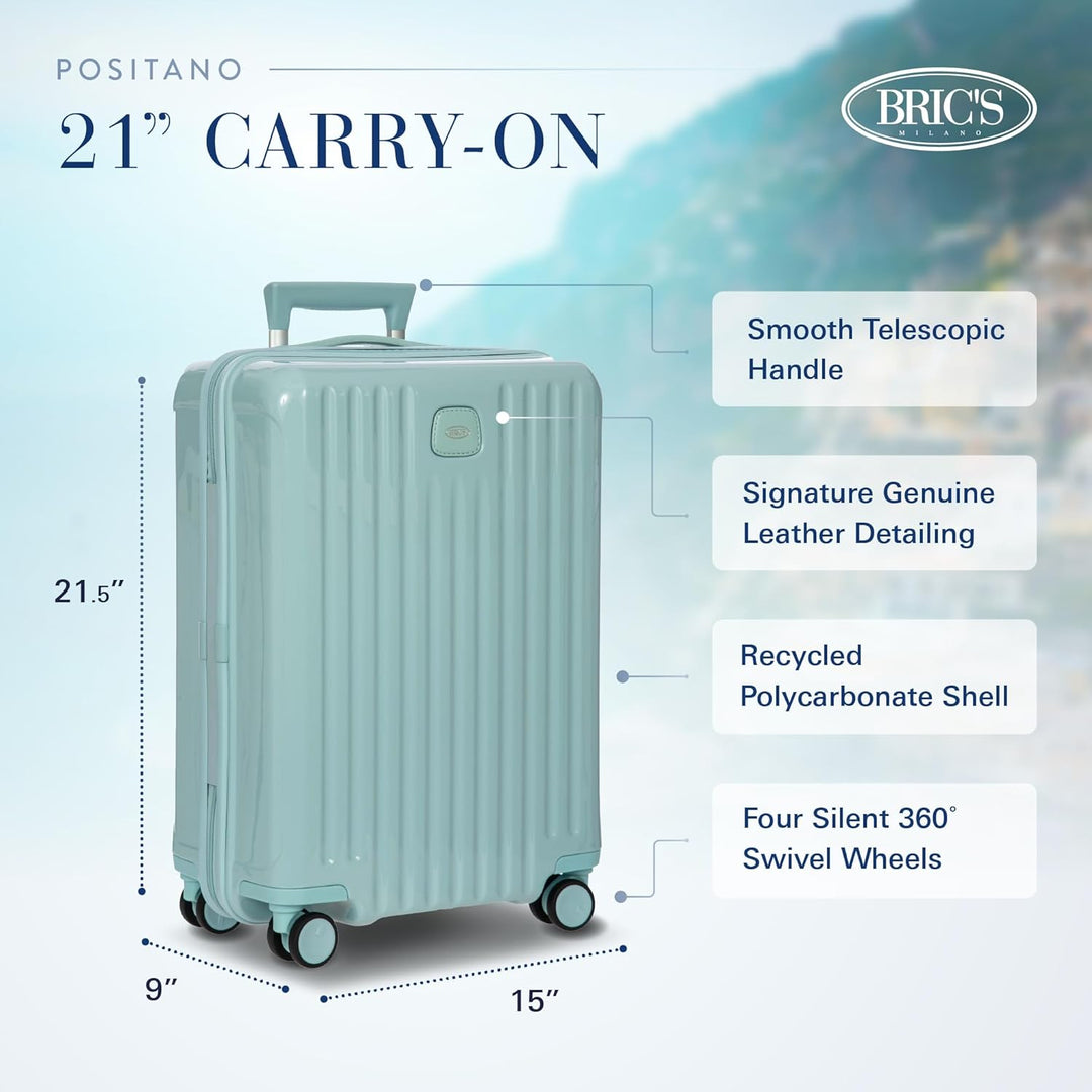 BRIC'S Positano Trolley 55 cm Light Blue 21 Inch Light Blue, 21 Inch Light Blue